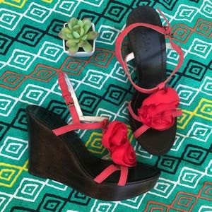 Boden Sandal Wooden Wedges